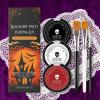 Goth White Foundation - White Foundation Black Red Face Body Paint with Brushes,Halloween Make-up Set for Themed Party Women Men Stage Performance Haunted House view 3