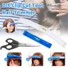 8-Piece Pony Hair Cutting Aid Set, Hair Cutting Clips, Stencils, Combs & Scissors view 2