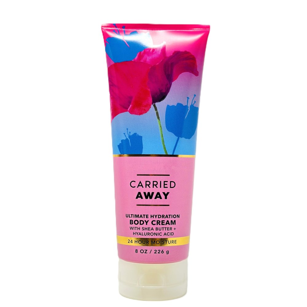 Bath and Body Ultimate Hydration Body Cream 24 Hr Moisture (8 OZ / 226 g, Carried Away)