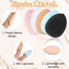 40pcs Mini Powder Puff, Finger Puff, Makeup Sponges For Foundation, Makeup Puffs, Mini Powder Puffs For Face Powders, Triangle Makeups Powders Makeups Sponges for Blending for Women 1.57 x 1.18 inches view 3