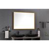 48x36 Inch LED Backlit Bathroom Mirror with Metal Frame, Wall Mounted Vanity Mirror with Touch Control, Anti-Fog, 3 Color Lighting, Dimmable Design for Modern Bathrooms view 2