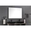 48x36 Inch LED Backlit Bathroom Mirror with Metal Frame, Wall Mounted Vanity Mirror with Touch Control, Anti-Fog, 3 Color Lighting, Dimmable Design for Modern Bathrooms view 3