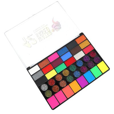 Face Painting - 42-Color Facial Painting Makeup - Face and Body Paint for Kids Adults Women Girls Stage Performance Cosplay Party Theater Halloween