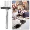 2-in-1 Hair Brush Cleaner Tool for Bathroom Quick Hair Removal Efficient Cleaning Portable Design for Salon Family Travel Bathrooms Dirts Dust Living Room Vanity Bedrooms Daily Barber view 4