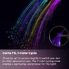 10 Pack Light Up Hair Accessories Braid, Glow in the Dark Party Supplies Favors for Women Girl, Light Up Braid Extension Clips Neon Rave Party Festival Accessories view 2