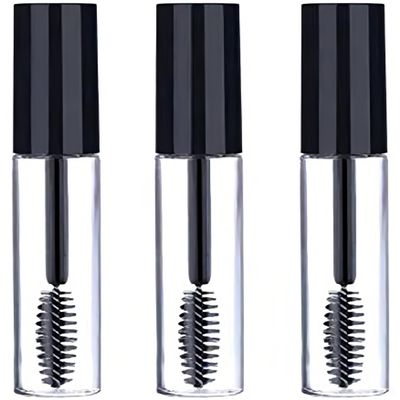 Barbunos Coniglio Empty Mascara Tubes, 10ml, 3 Pack with Wands, Refillable, Clear, Solid Form, Mini Silicone Spatulas and Pipettes for DIY Cosmetics (5)