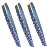 3 Professional Precision Eyebrow Tweezers For Women Facial Hair Women and Men Slanted Tip 25 Degree Steel Splinter Ingrown Hair Removal Pluck Retro Cute view 1