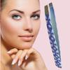 3 Professional Precision Eyebrow Tweezers For Women Facial Hair Women and Men Slanted Tip 25 Degree Steel Splinter Ingrown Hair Removal Pluck Retro Cute view 4
