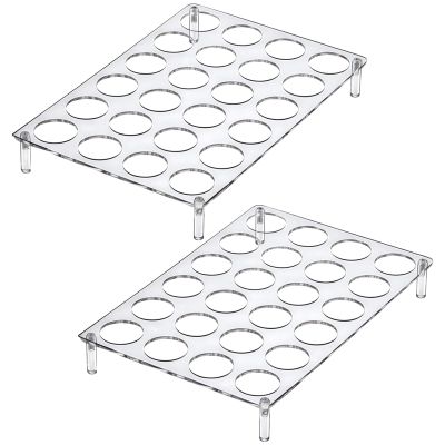 Vestamore 6-Hole Shear Storage Rack, Acrylic Scissor Holder Transparent, Hairdressers Salon Or Home Use, Long-Lasting Lightweight Hair Tools Organizer