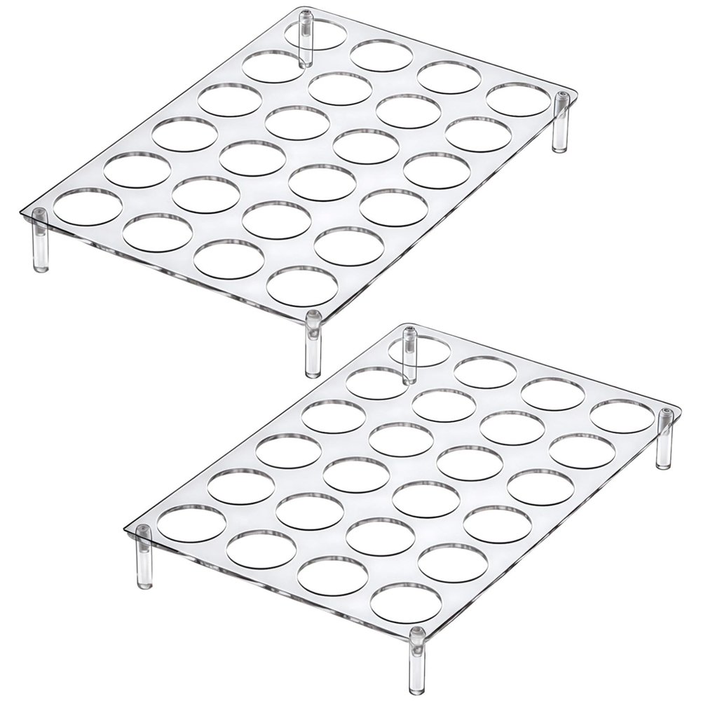 Vestamore 6-Hole Shear Storage Rack, Acrylic Scissor Holder Transparent, Hairdressers Salon Or Home Use, Long-Lasting Lightweight Hair Tools Organizer