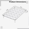 Vestamore 6-Hole Shear Storage Rack, Acrylic Scissor Holder Transparent, Hairdressers Salon Or Home Use, Long-Lasting Lightweight Hair Tools Organizer view 2