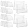 50 Pcs Mini Clear Makeup Bag Small Clear-Plastic Zipper Pouches Small Clearly-Zipper Pouch Transparent Waterproof Travel Toiletry Bag for Cosmetic, Swimsuit, Women Men Vacation(8.6'',Transparent) view 1