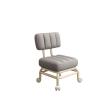 Pedicure Chair Low Rolling Seat with Wheels 360 Rotating Multipurpose Makeup Roller Seat Short Stool for Salon Office Barber Shop Kitchen Home (Light Gray,One Size) view 1