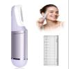 Dermaplane Razor for Women Face, Dermaplaning Tool for Face, Sonic Smooth Exfoliation & Peach Fuzz-Hair Removal System with 10 Dermaplaning Blades, Twilight Purple view 1