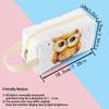 SuoSycorax Cartoon Owl Printed Quilted Cosmetic Bag view 2