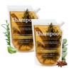 2 Piece Bundle - Herbalista Viral New Herbal Shampoo 400ml (15.2 fl oz) Each - With Real Pieces of Rosemary, Cinnamon, Anise, Clove, Aloe, Ginger, & Eucalyptus, Strengthens Regenerates Boosts Growth view 1