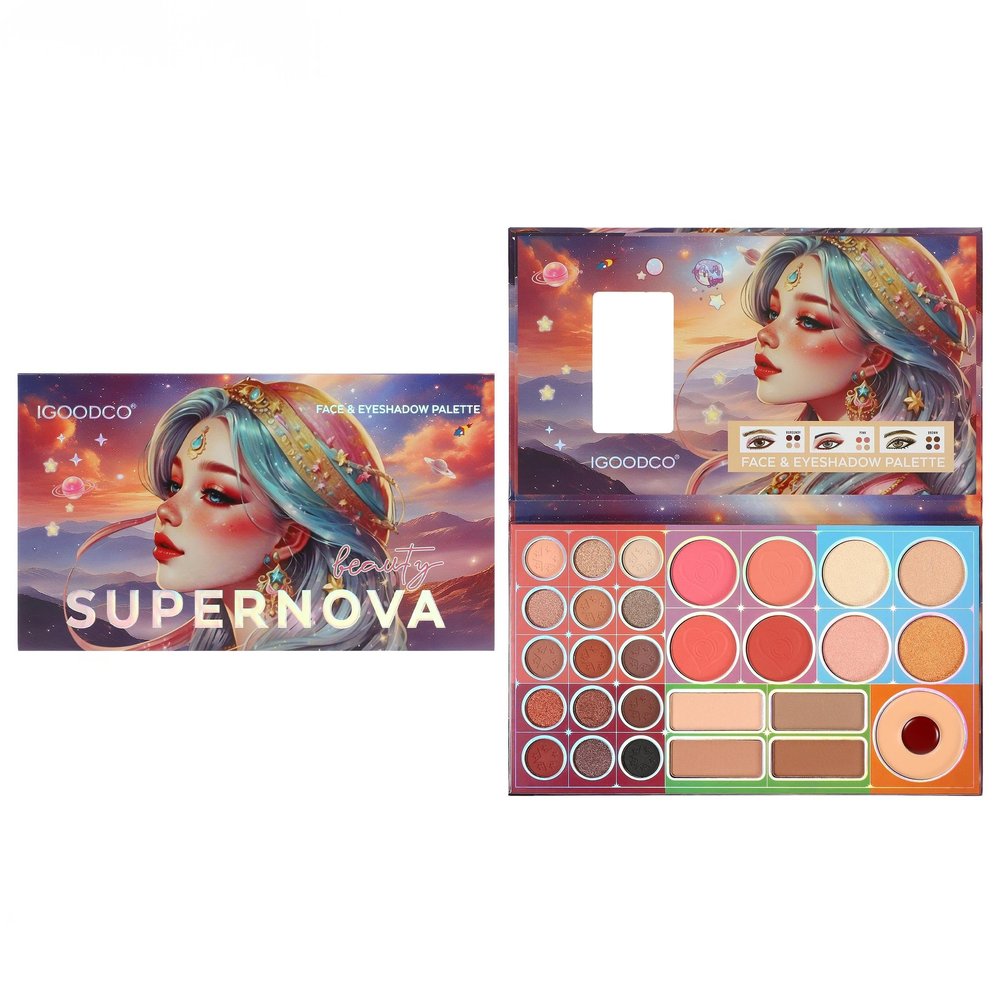 29 color eye shadow plate powder blusher highlight Valentine's Day makeup artist color eye shadow plate