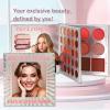 34 color eye shadow plate book multi-function pearl matte high gloss powder blusher eye shadow in one Valentine's Day birthday gift Eyeshadow Makeup view 2