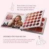 34 color eye shadow plate book multi-function pearl matte high gloss powder blusher eye shadow in one Valentine's Day birthday gift Eyeshadow Makeup view 3