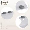 White Steel Hair Dryer Curling Iron Storage Organizer Rack Wall Mounted Countertop Holder view 3