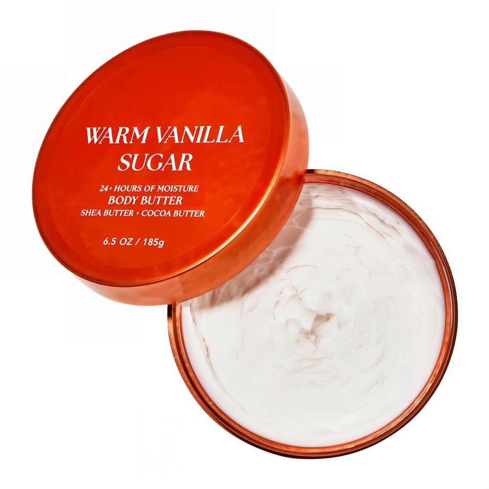 Bath and Body Warm Vanilla Sugar Body Butter | 6.5 Oz