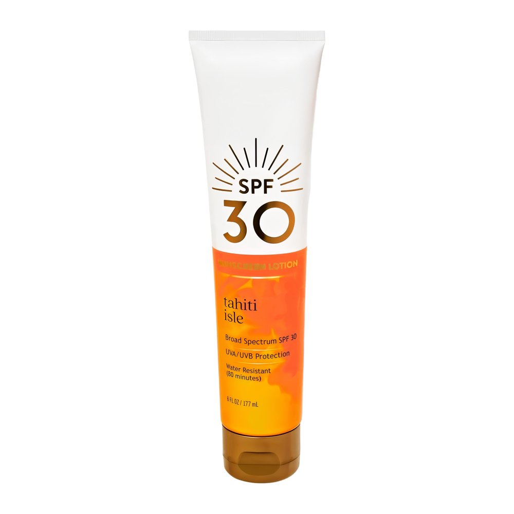 Bath and Body Tahiti Isle SPF 30 Sunscreen Lotion | 6 Fl Oz