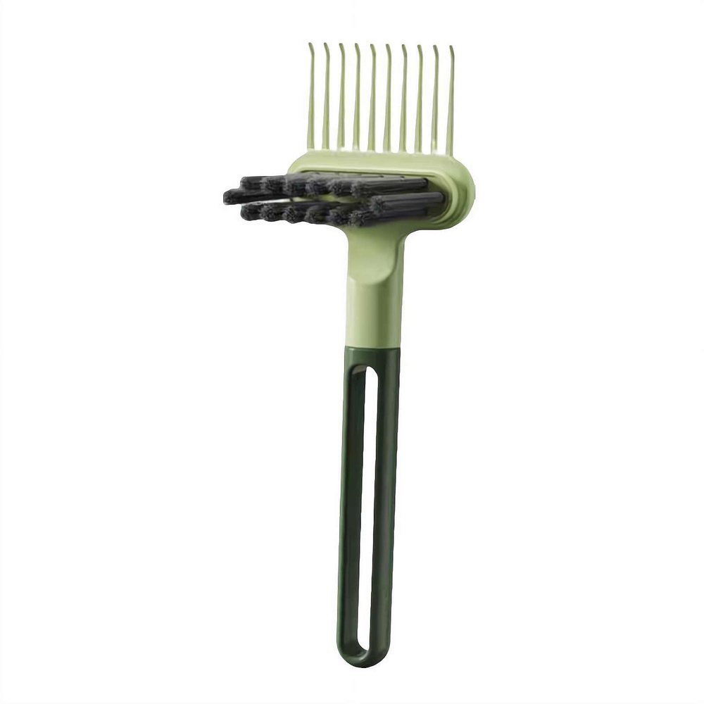 2 in 1 Hair Brush Cleaning Tool, Portable Hair Brush Cleaner Brush for Air Cushion Combs, Wooden Combs