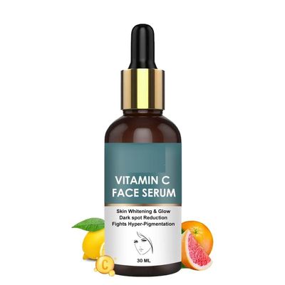 10% Vitamin C Face Serum For Glowing Skin, Skin Brightening Serum, Fairness Facial Serum For Women & Men, Anti Ageing, Reduce Dark Spots 30 ml (Pack of 1)