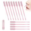 2-in-1 Nasal Hair Cutter, Upgraded 360 Rotating Nostril Hair Removal Tool, Double Sided Nose Hair Blade, Nose Hair Trimmer with Ear Picker for Women Men Travel Essentials (Pink, 12Pcs) view 1