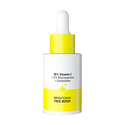 10% Vitamin C Fa.ce Ser.um |Brightens & Gives Glow |Fades Dark Spots |Treats Hyperpigmentation| Balances Melanin Production | Ethyl Ascorbic Acid & Glucosamine | For All Skin Types 30ml