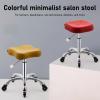 Rolling Stools with Wheels Comfort SGS Gas Lift 360 Swivel Stools Shop Stool for Spa, Shop, Salon, Massage, Medical, Office4 Colors(White) view 3
