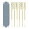 6Pcs Nose Hair Cutter 360 Rotating Double Sided, Portable Nasal Hair Cutter Manual for Women and Men view 4