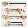 Back Scrubber for Shower, 17.52" - 25.6" Detachable Bath Brush, Back Scrubber, Exfoliation and Improved Skin Health for Elderly with Limited Arm Movement, Disabled view 4
