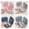 Nylon Toiletry Bag - Large Waterproof Shower Bag - Travel Toiletries Bag for Menand Women - Toiletry Bag for Men and Women - Bag for Travel(Daisy Flower,Type A) view 2