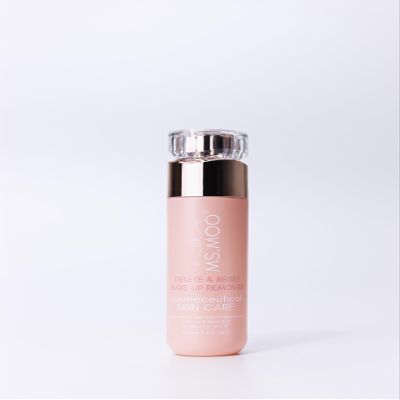 Ms. Moo Delete & Reset Makeup Remover Cleansing Oil, 120ml Hydrating Makeup Remover with Almond Oil, Squalane & Turmeric Purifying, Moisturizing Facial Cleanser for All Skin Types