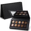 Acellegic Magnetic Makeup Palette Empty XL Large 2- Layers Book Shape Magnetic Eyeshadow Palette 8.66 x 4.57 Inches with Mirror, 20 Round Adhesive Stickers for DIY Eyeshadow Lipstick Blush Powder view 1
