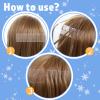 10 Pcs Heat Shield Guards for Hair Extension Fusion Glue Protector Templates Multi Hole Shield Spacers Clear Plastic Spacers view 3
