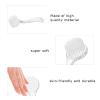 5PCS Nail Dust Brush, Portable Flexible Remover Nail Dust Collector Manicure Brush Clean up Tools for Home or Salon Use (white) view 2