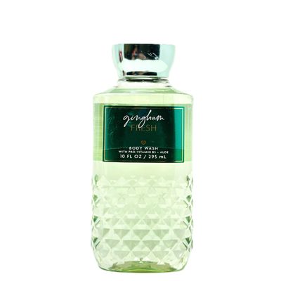 Bath and Body Body Wash/Shower Gel With Vitamin and aloe (10 FL OZ / 295 ML, Gingham Fresh)