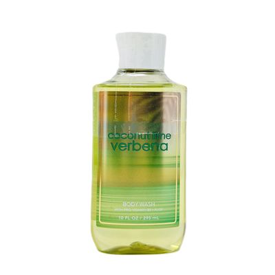 Bath and Body Body Wash/Shower Gel With Vitamin and aloe (10 FL OZ / 295 ML, Coconut Lime Verbena)