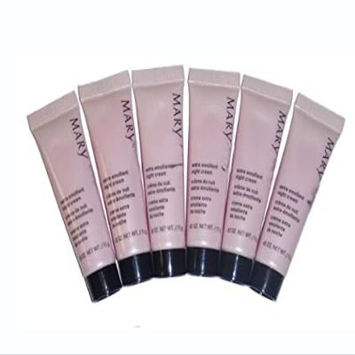 Extra Emollient Night Cream Set de 6 Travel Size (.42 oz c/u) Hidratacin Intensa para Piel Muy Seca Manos, Codos, Pies Total 2.52 oz