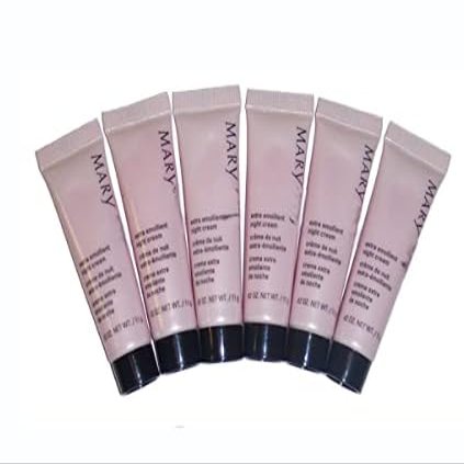 Extra Emollient Night Cream  Set de 6 Travel Size (.42 oz c/u)  Hidratacin Intensa para Piel Muy Seca  Manos, Codos, Pies  Total 2.52 oz