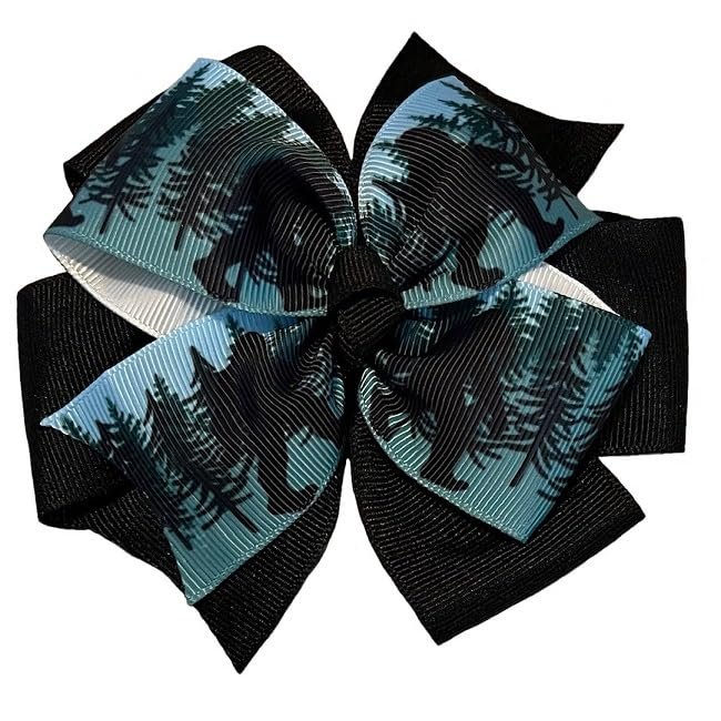 Bigfoot Pinwheel Hair Bow