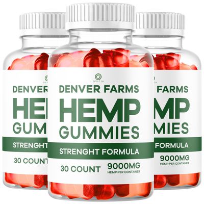 (3 Pack) Denver Farms Gummies, Official DenverFarms Full Gummies Formula Reviews, 90 Gummies for 3 Months