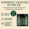 Organic Tea Tree Foot Balm for Dry Cracked Feet & Heels - Intensive Callus Remover & Foot Repair Cream with Shea Butter - Moisturizer for Rough Hard Skin & Cracked Heel Treatment for Men & Women view 2