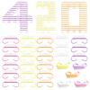 420 Pcs Handle Grip Nail Brush Bulk 5 Colors Nail Scrub Brush Pedicure Scrubbing Tool for Men and Women for Cleaner Nails and Toes view 1