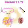420 Pcs Handle Grip Nail Brush Bulk 5 Colors Nail Scrub Brush Pedicure Scrubbing Tool for Men and Women for Cleaner Nails and Toes view 2