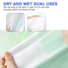Facial Towels 2 pack Soft Dry Wipes Disposable Face Towel Cotton Tissue 20x20cm Towelettes Wipe Facial Cloths for Skin Care Make Up Face Wipes Facial Cleaning 120 Count view 3