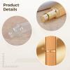 12 Ml Refillable Perfume Atomizer, Gold Aluminum Shell, Vertical Stripes, Leak-Proof Design, Compact Size For Travel And Handbags view 2