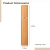 12 Ml Refillable Perfume Atomizer, Gold Aluminum Shell, Vertical Stripes, Leak-Proof Design, Compact Size For Travel And Handbags view 4